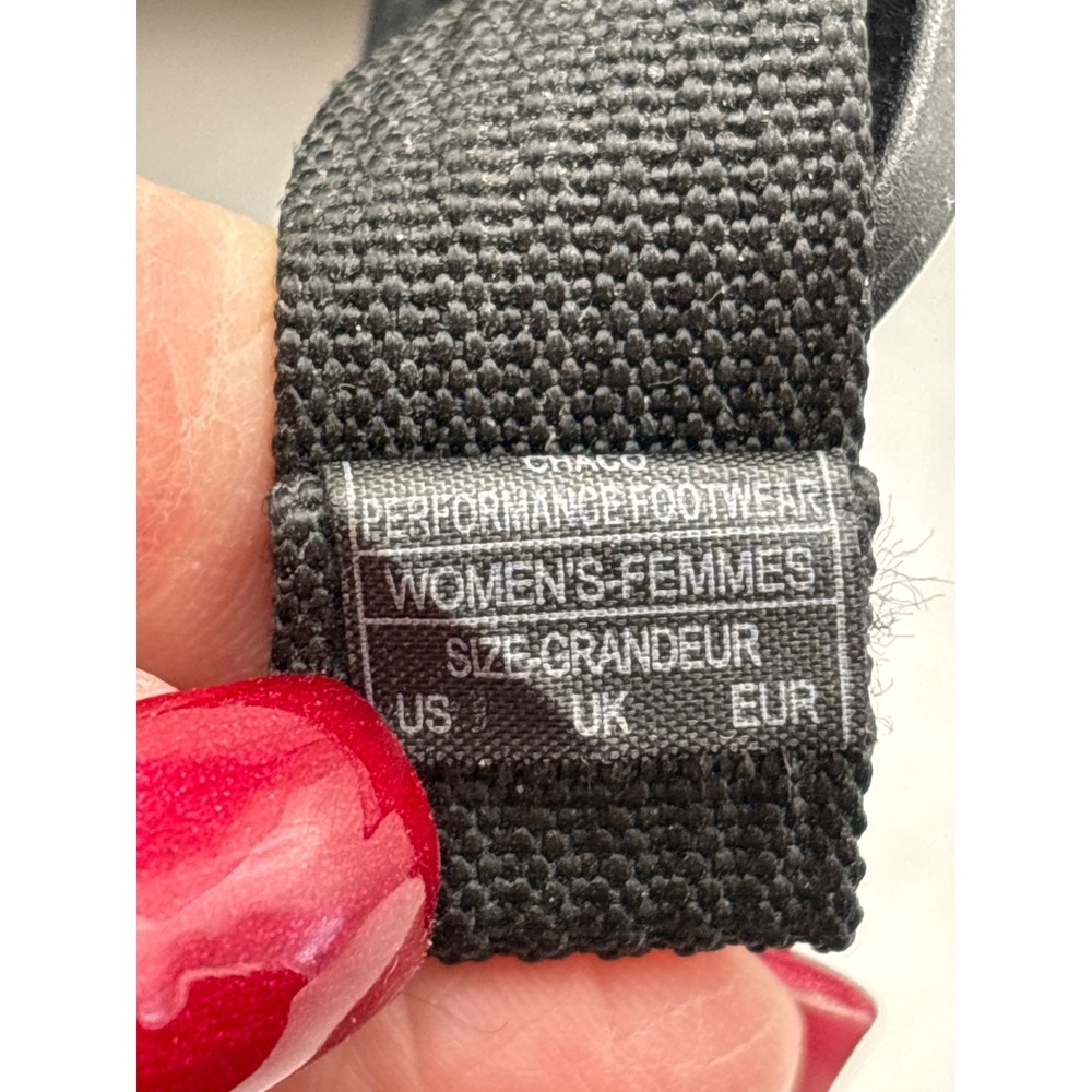 CHACO Classic Black Strap Sandals Women's / Size US 9 - Picture 6 of 8